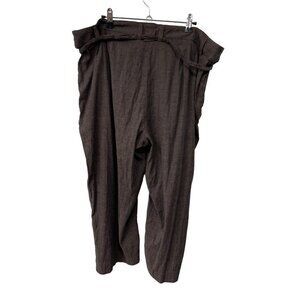 Coldwater Creek Linen Blend Dress Pants Slacks Crop Women’s Sz 18